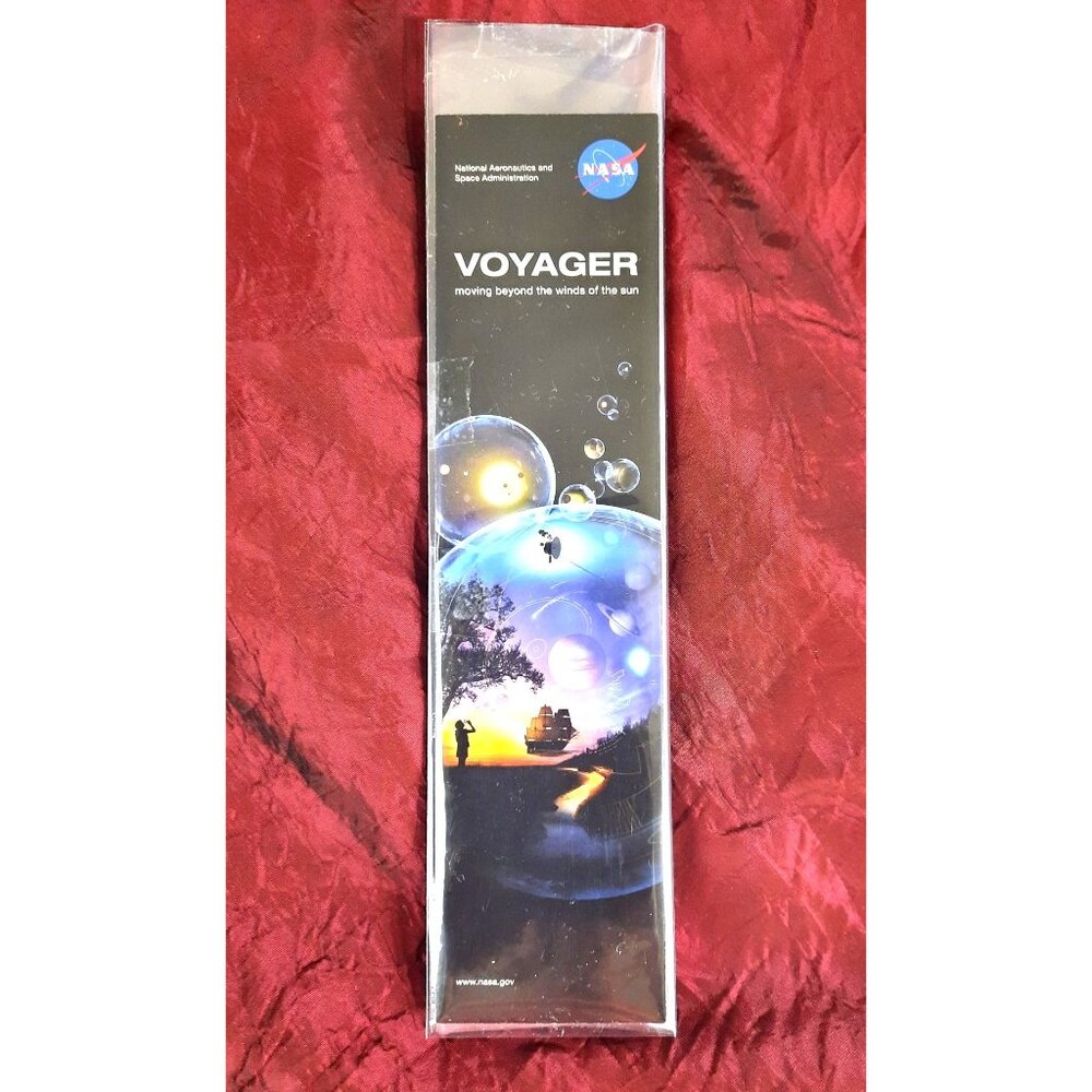 NASA Voyager 1 & 2 Bookmark and Postcard 2 Piece Set